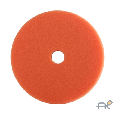 Полировальный круг SANDWOX средней жесткости. гладкий. оранжевый. липучка поролоновый 150 мм.815.07.150.08